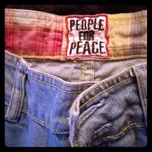 People for peace jeans